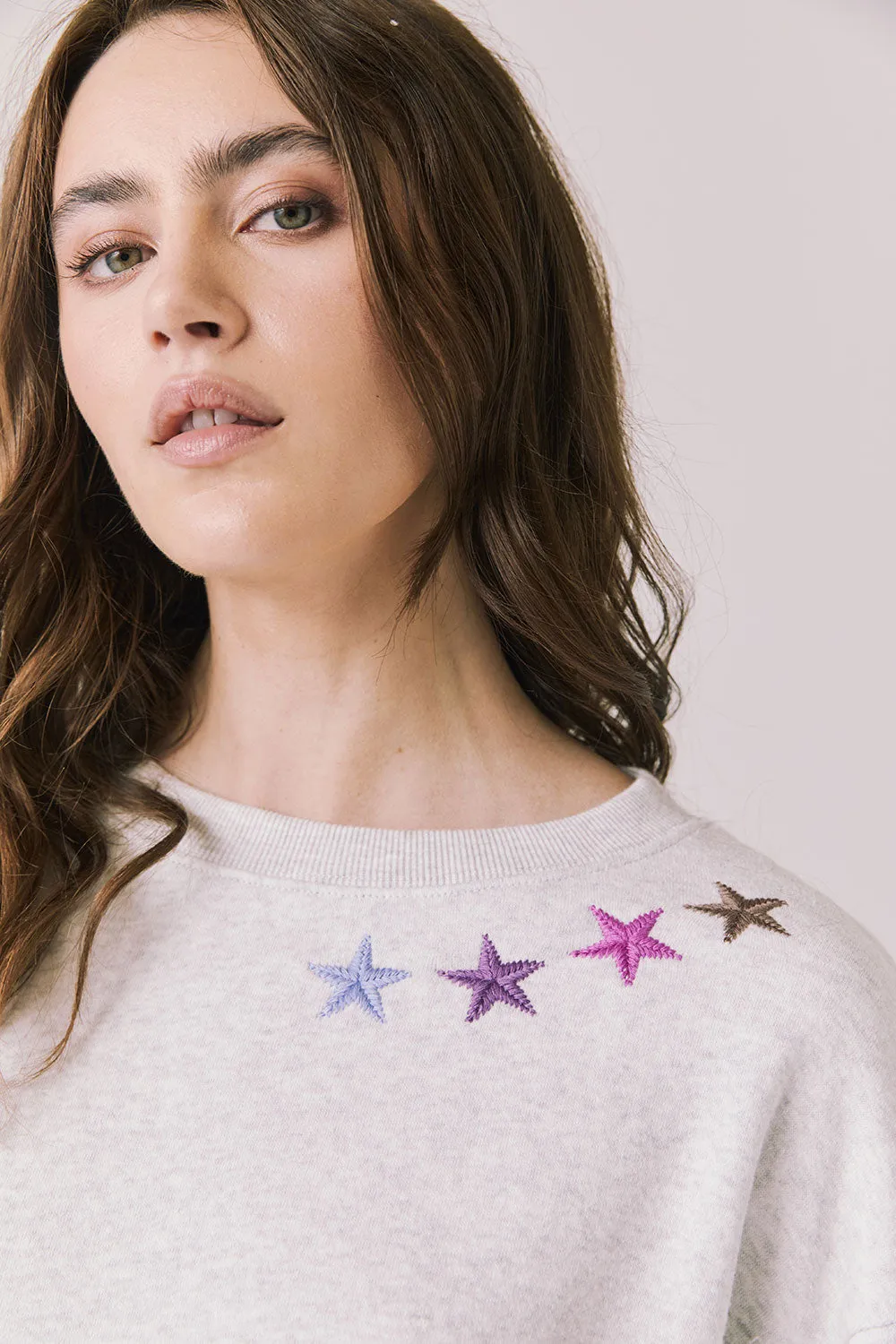 Star Chainstitch Long Sleeve sold by Chaser product image thumbnail 3