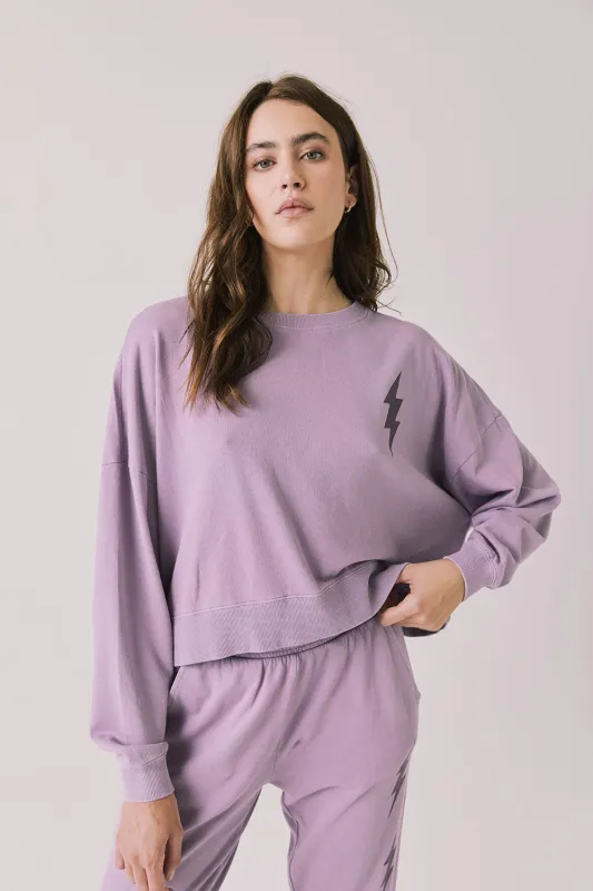 Bolt Amethyst Purple Long Sleeve sold by Chaser