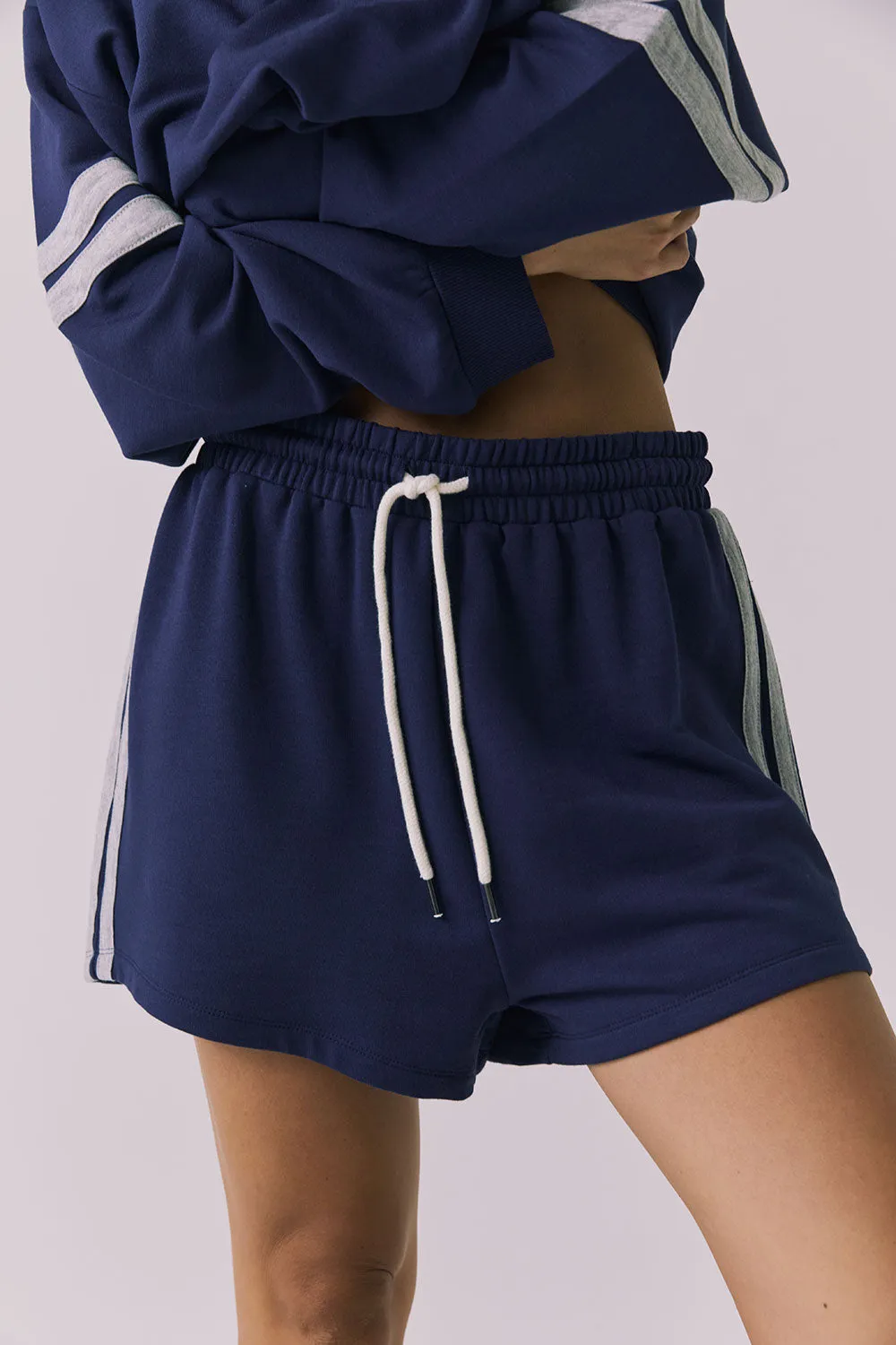 Hanoverr Sapphire and Heather Grey Shorts sold by Chaser product image thumbnail 2