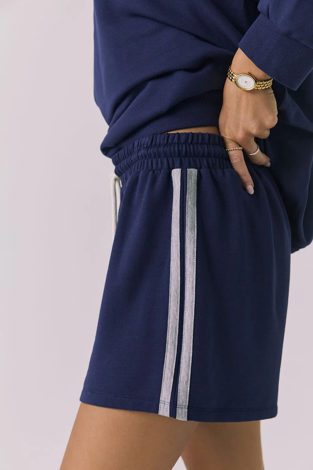 Hanoverr Sapphire and Heather Grey Shorts sold by Chaser product image thumbnail 3