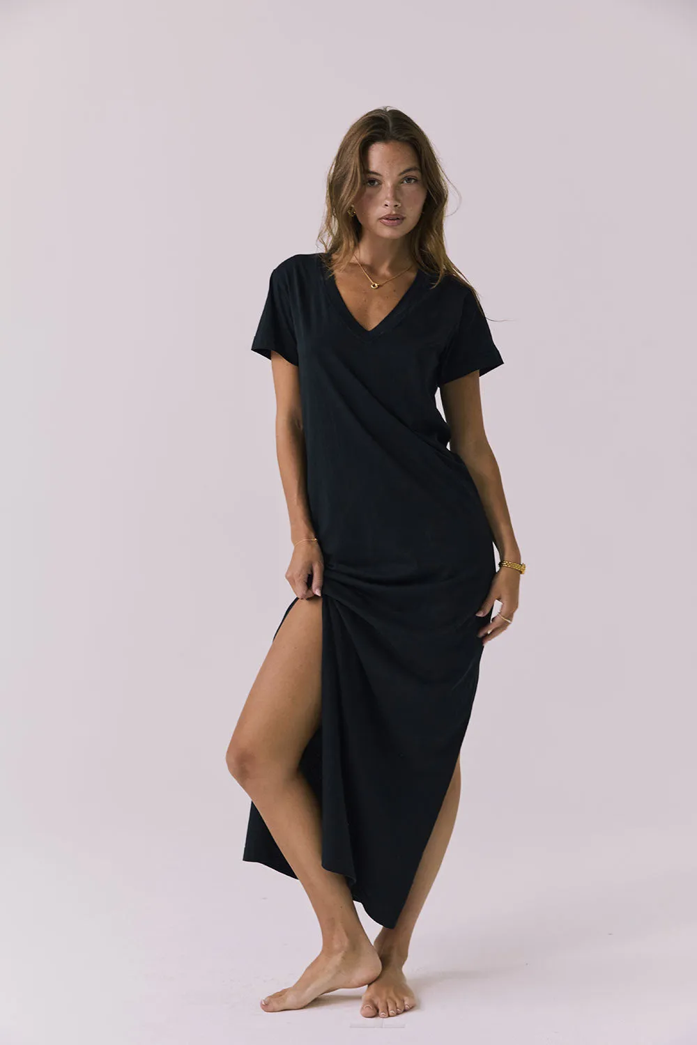 Winslet True Black Maxi Dress sold by Chaser product image thumbnail 4