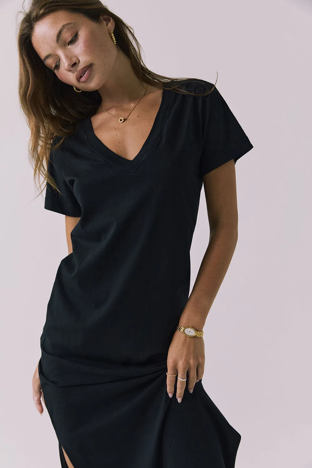 Winslet True Black Maxi Dress sold by Chaser product image thumbnail 2