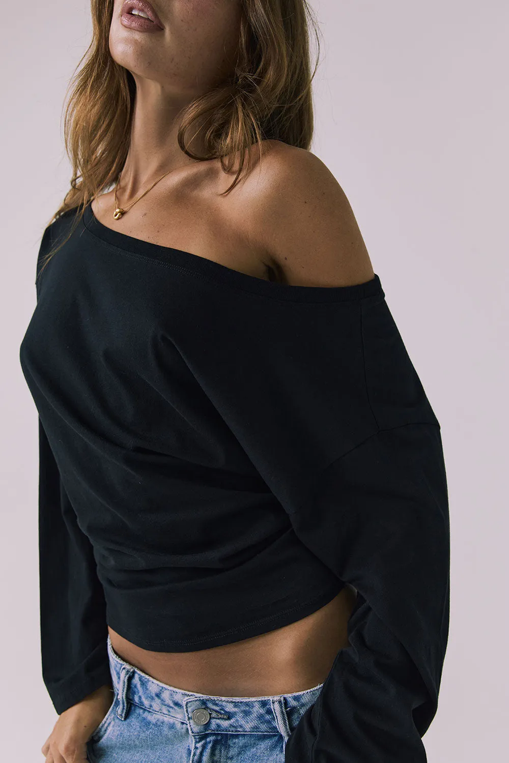 Ash Black Long Sleeve sold by Chaser product image thumbnail 4