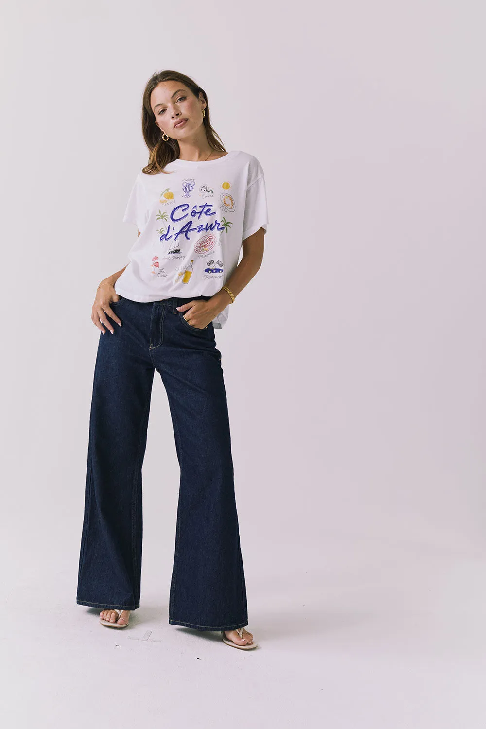 Cote D’azur Tee sold by Chaser product image thumbnail 5