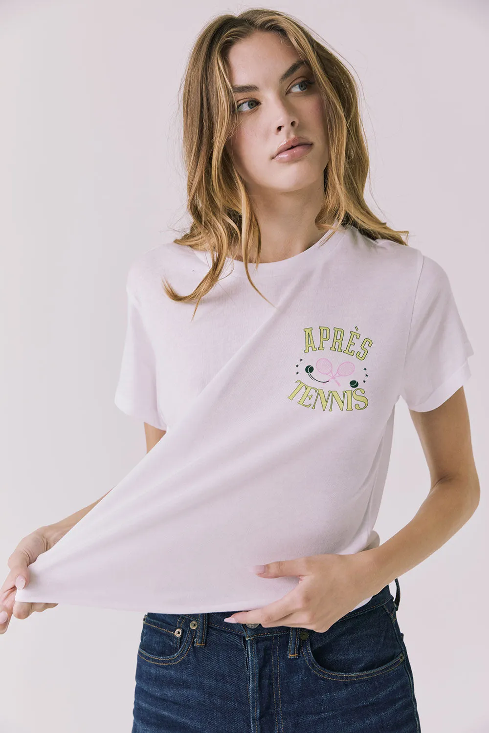 Apres Tennis Tee sold by Chaser product image thumbnail 2