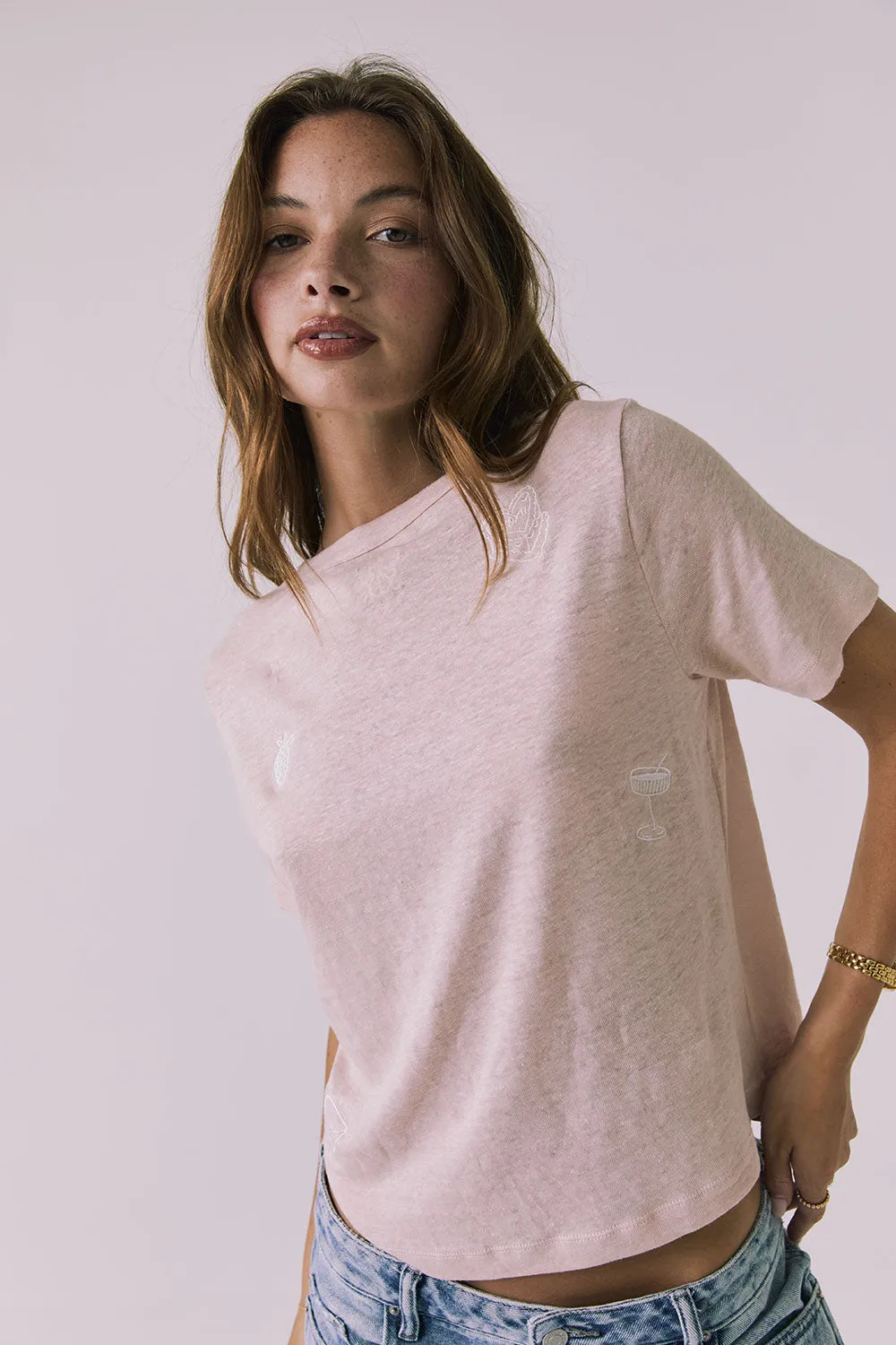 Amore Stitches Tee sold by Chaser