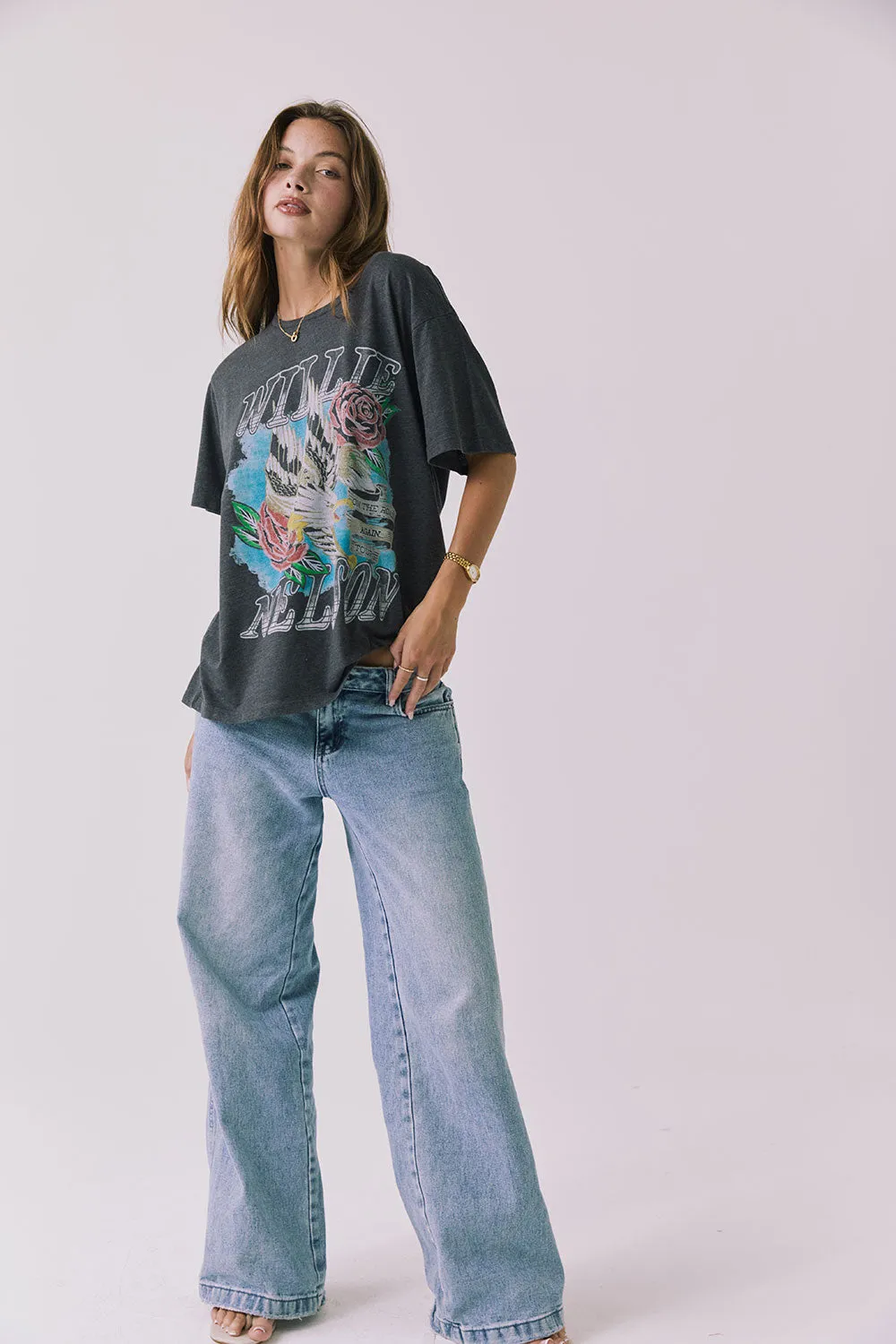 Willie Nelson On The Road Again Tee sold by Chaser product image thumbnail 2