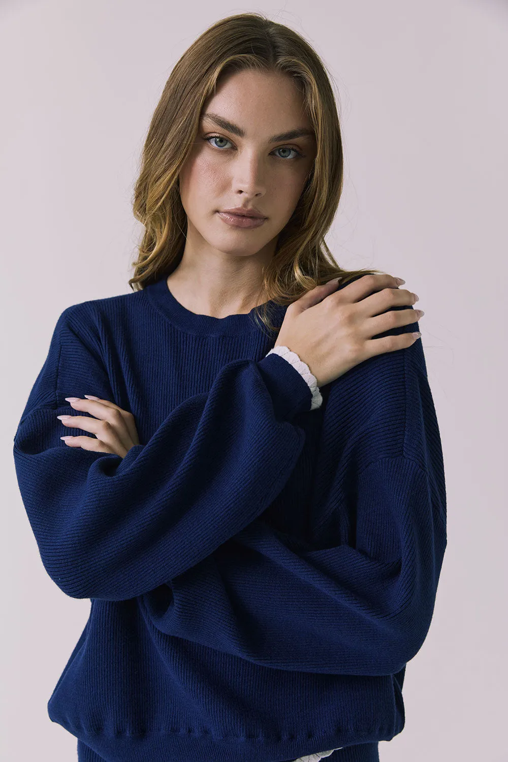 Rhode Worn Blue Pullover sold by Chaser product image thumbnail 2
