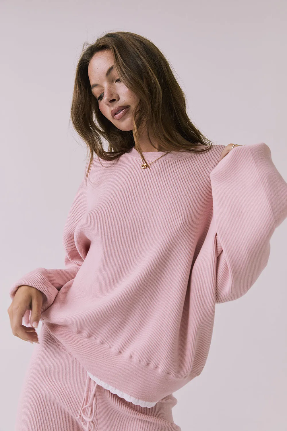 Rhode Pink Salt Pullover sold by Chaser product image thumbnail 3