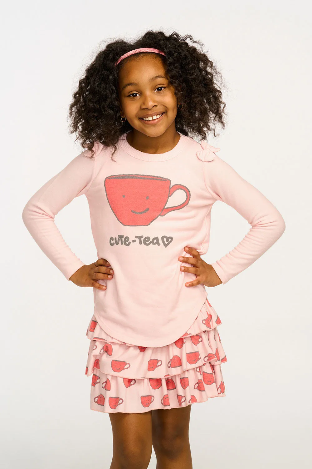 Cute Tea Long Sleeve Tee sold by Chaser product image thumbnail 4