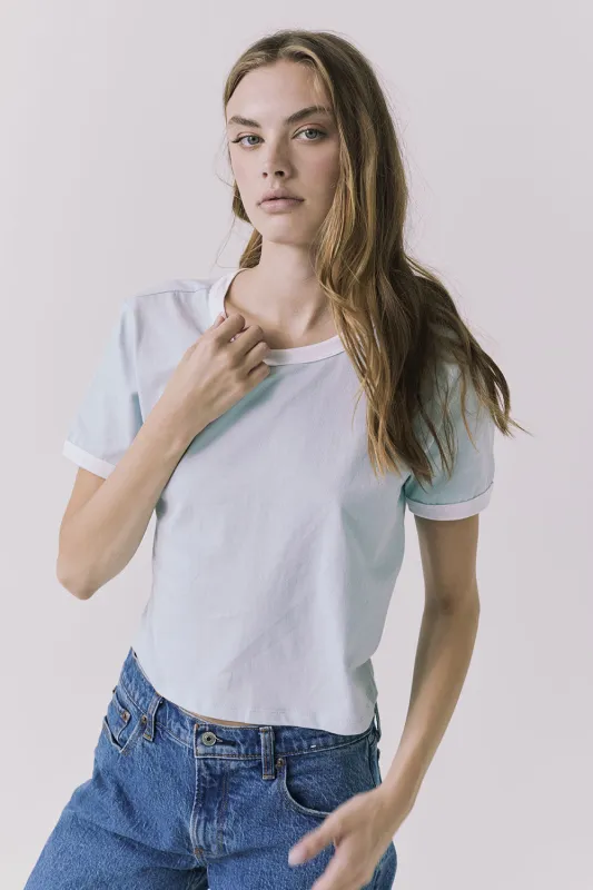 Jamesonn White and Mineral Butter Tee sold by Chaser