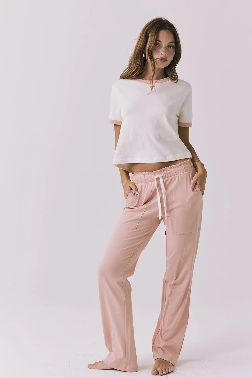 Jamesonn Starry White and Delicate Honey Tee sold by Chaser product image thumbnail 4