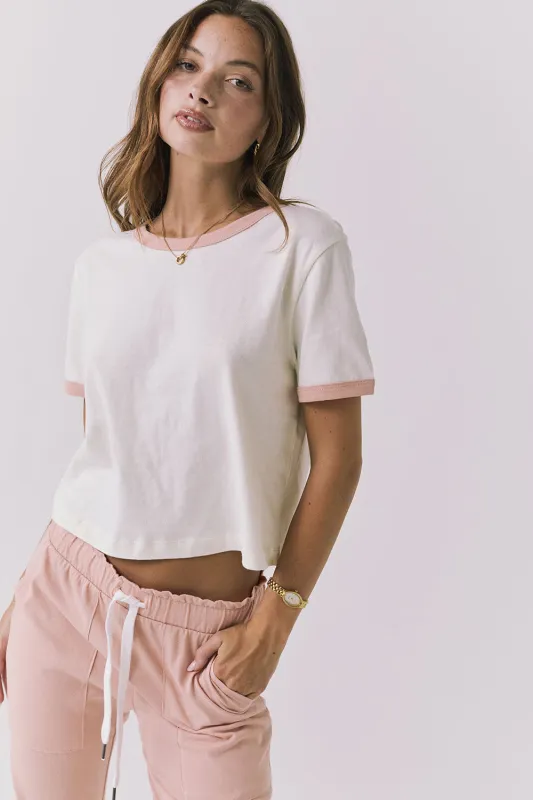 Jamesonn Starry White and Delicate Honey Tee sold by Chaser