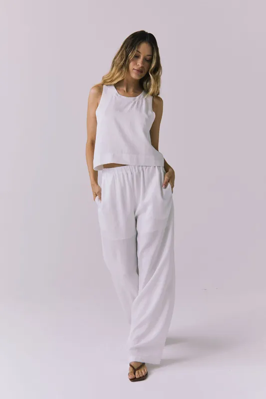Lee White Trousers made by Chaser