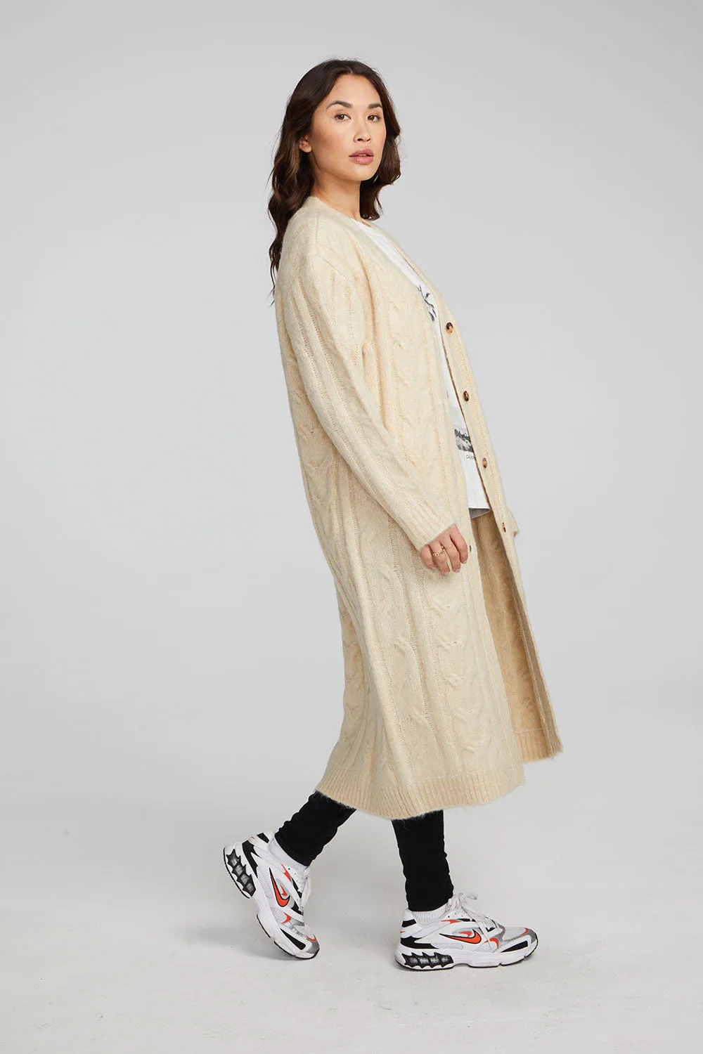 Bridge Macaroon Long Cardigan sold by Chaser product image thumbnail 2