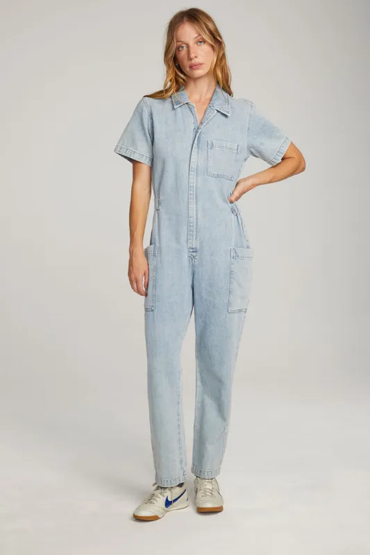 Ashland Classic Blue Jumpsuit sold by Chaser
