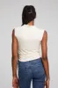 Haileyy White Cap Grey Tank Top sold by Chaser