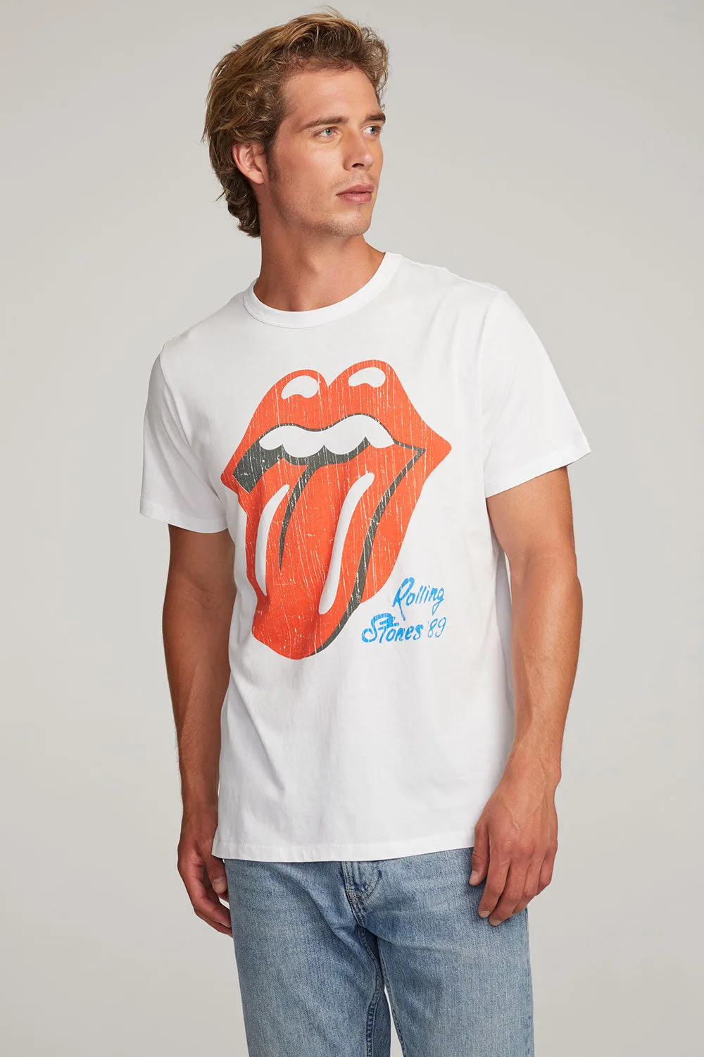 Rolling Stones Steel Wheels Tour Mens Tee sold by Chaser