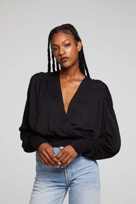 City Licorice Blouse sold by Chaser