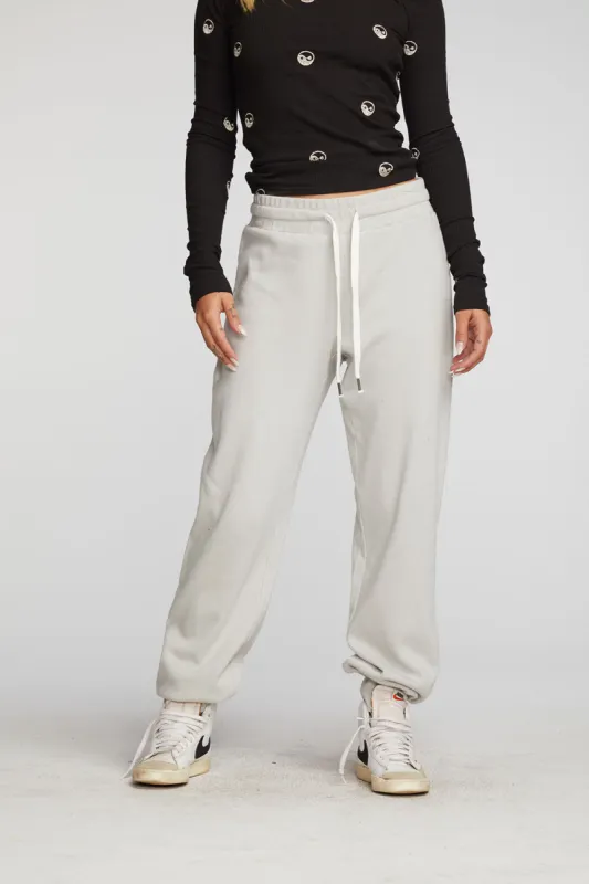 Cotton Fleece Joggers with Rib And Shoestring Tie sold by Chaser