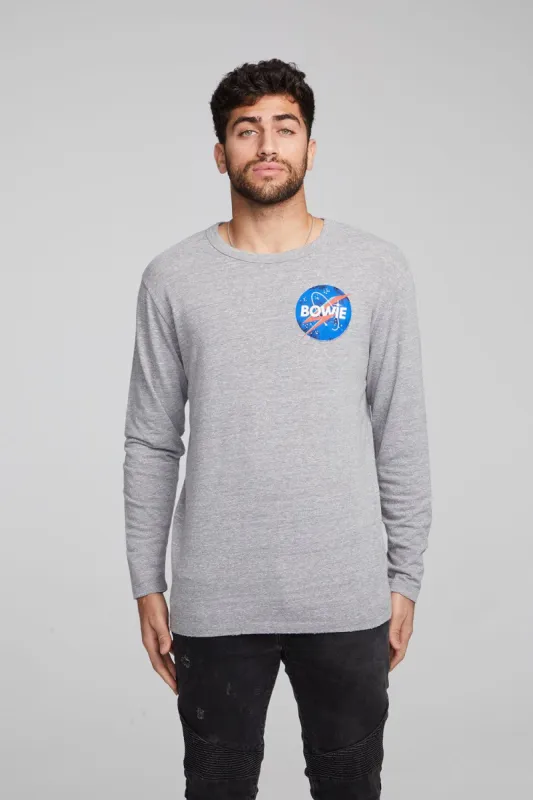 David Bowie Outer Space Long Sleeve Crew made by Chaser
