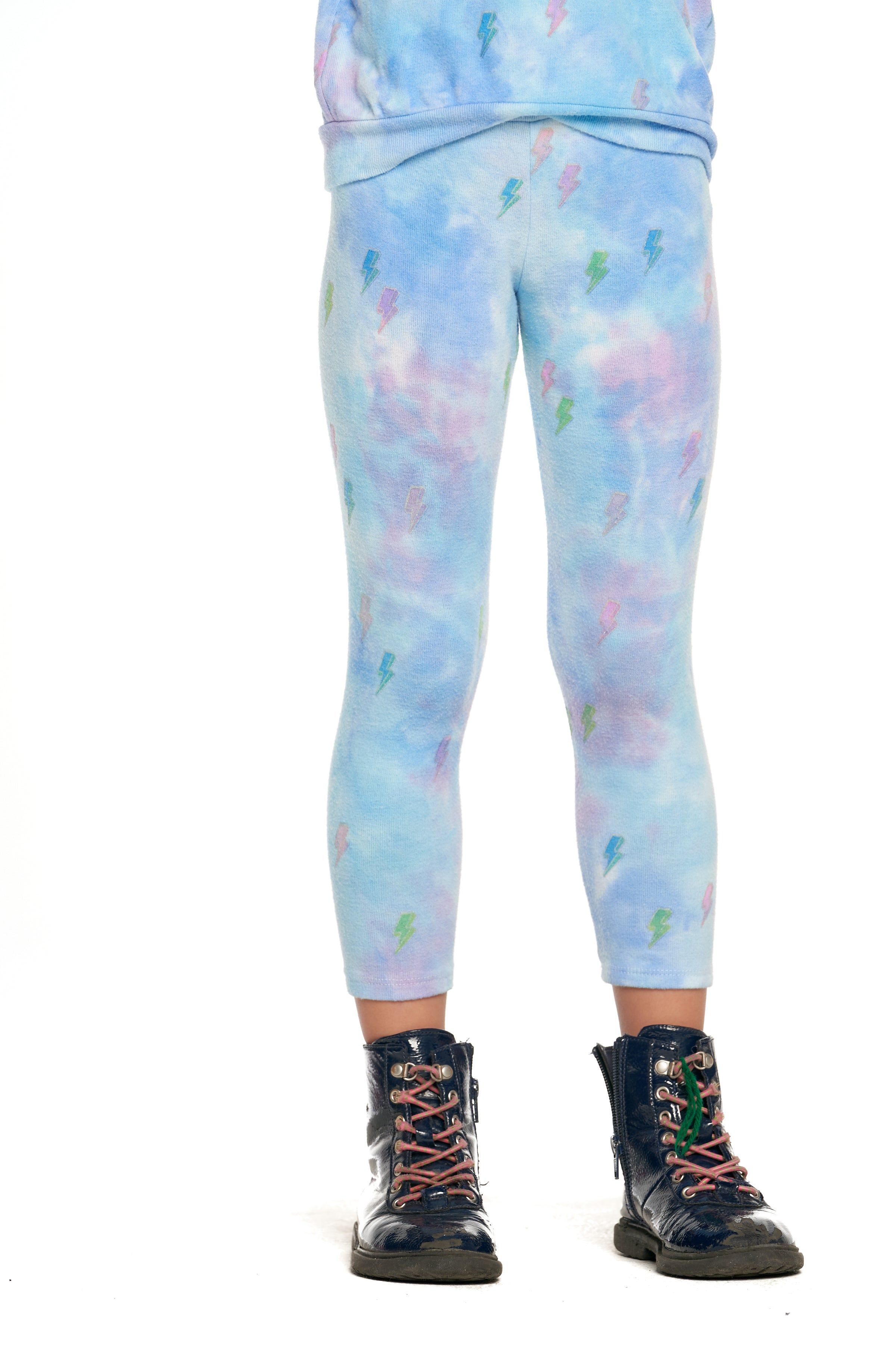 Tie Dye Bolt Leggings sold by Chaser product image thumbnail 2