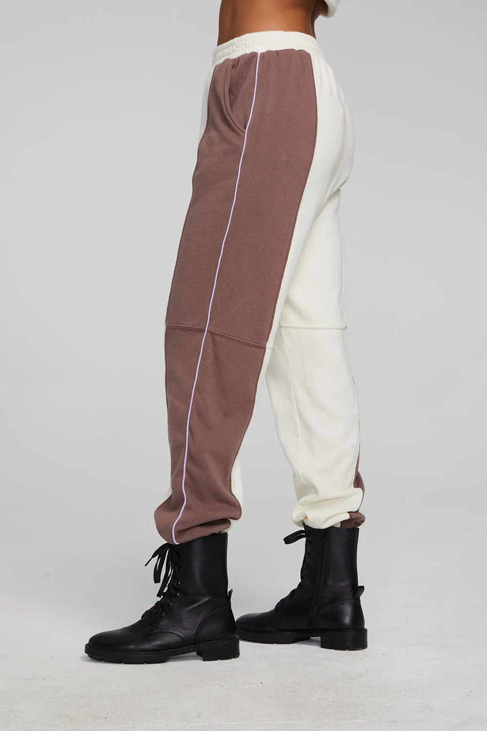 Yale Deep Taupe and Almond Jogger sold by Chaser product image thumbnail 2