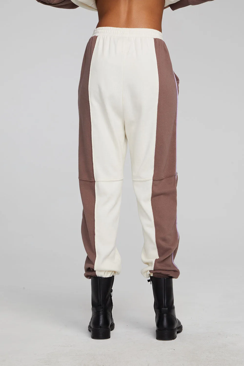 Yale Deep Taupe and Almond Jogger sold by Chaser product image thumbnail 4