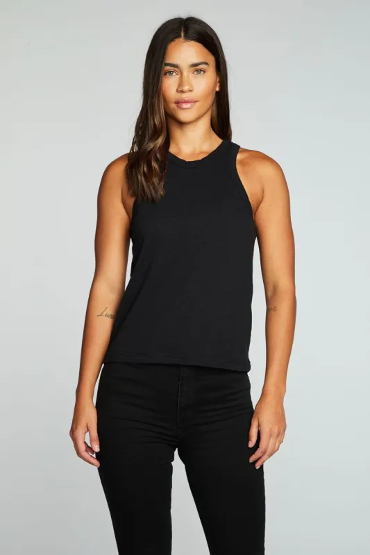 Gauze Jersey Racer Tank sold by Chaser