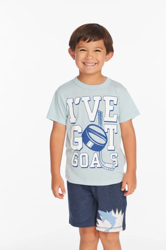 Hockey Goals Boys Tee sold by Chaser