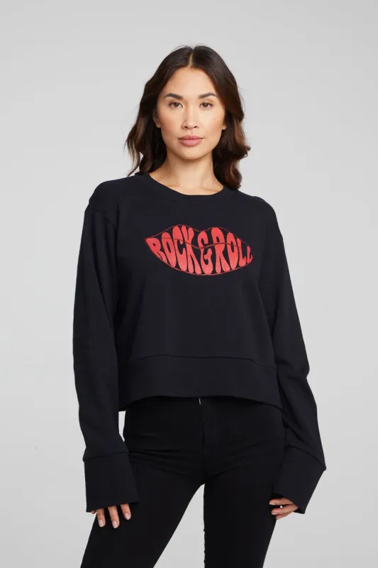 Rock'n'Roll Lips Long Sleeve sold by Chaser
