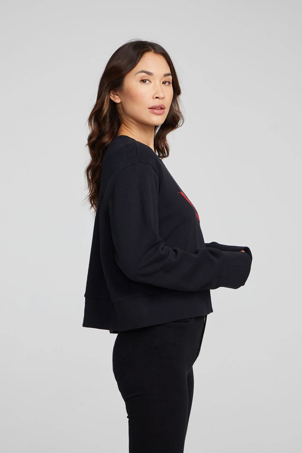 Rock'n'Roll Lips Long Sleeve sold by Chaser product image thumbnail 2