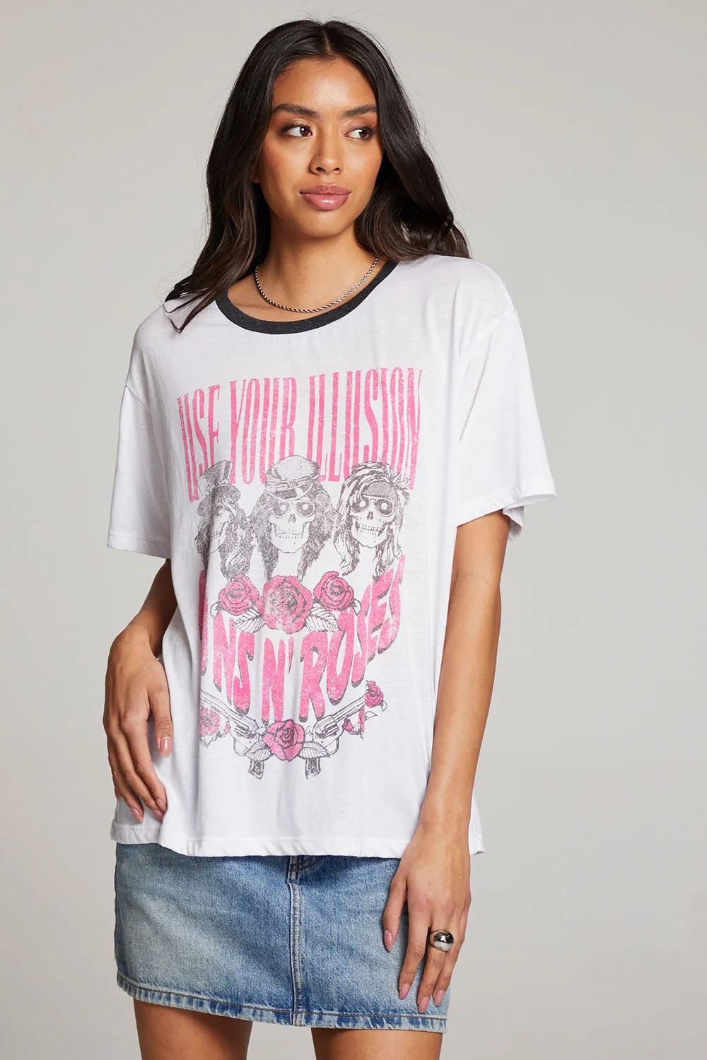 Guns n' Roses Use Your Illusion Skull Tee sold by Chaser product image thumbnail 4