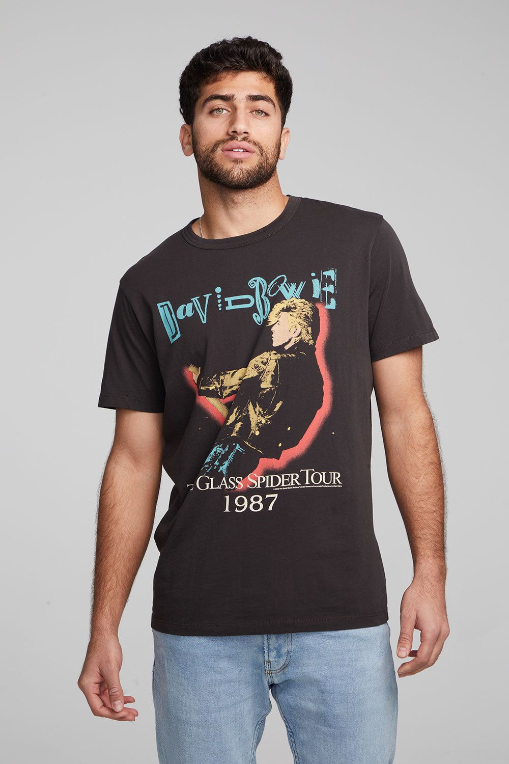 David Bowie The Glass Spider Tour Crew Neck Tee sold by Chaser product image thumbnail 3