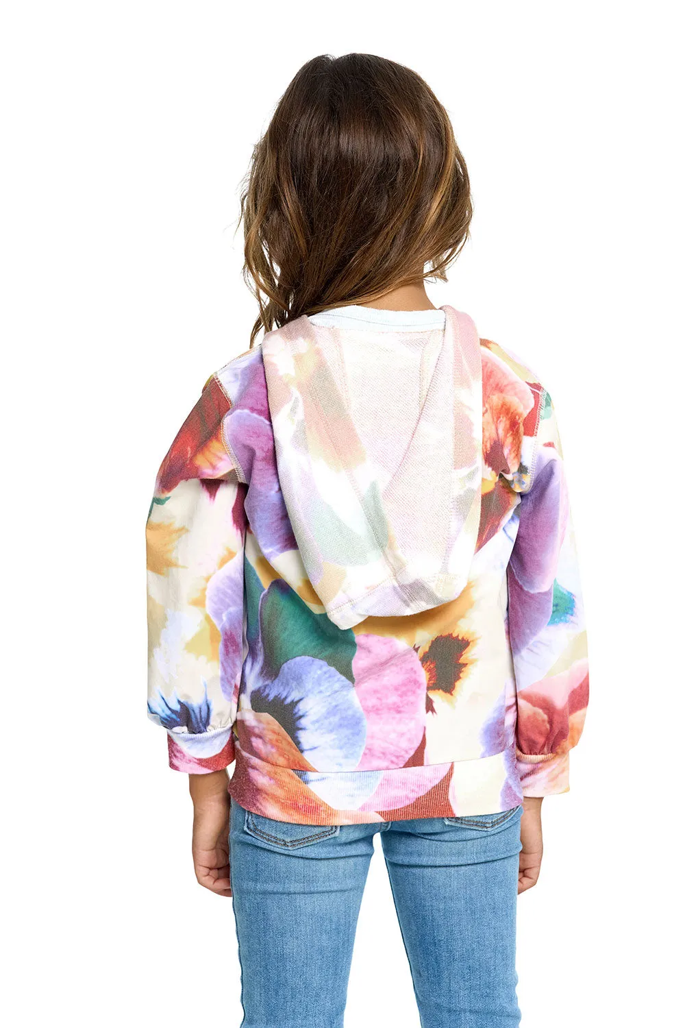 Girls Heirloom Wovens Zip Up Hoodie Jacket sold by Chaser product image thumbnail 5