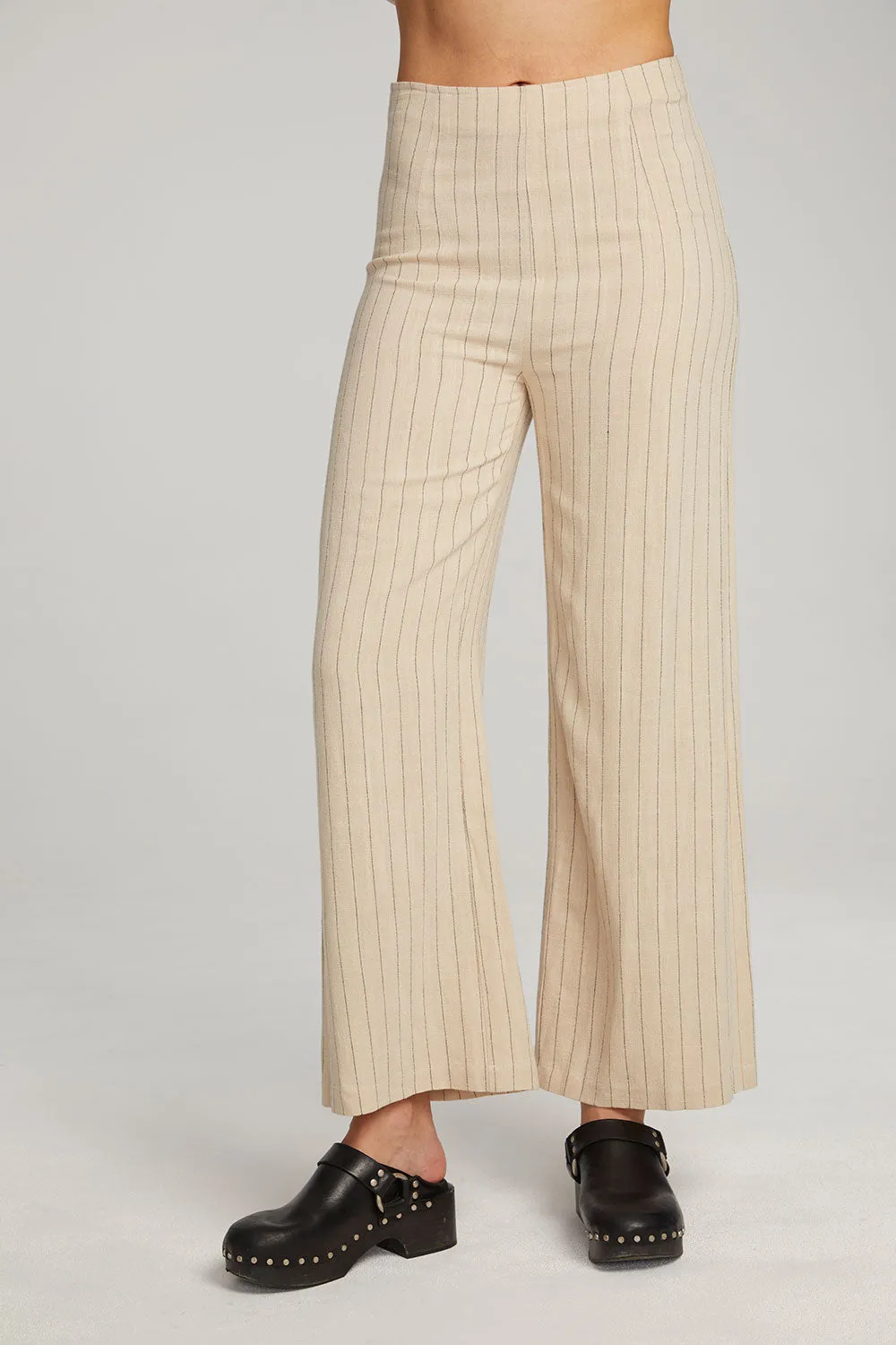 Laurel White Pinstripe Trouser sold by Chaser product image thumbnail 5