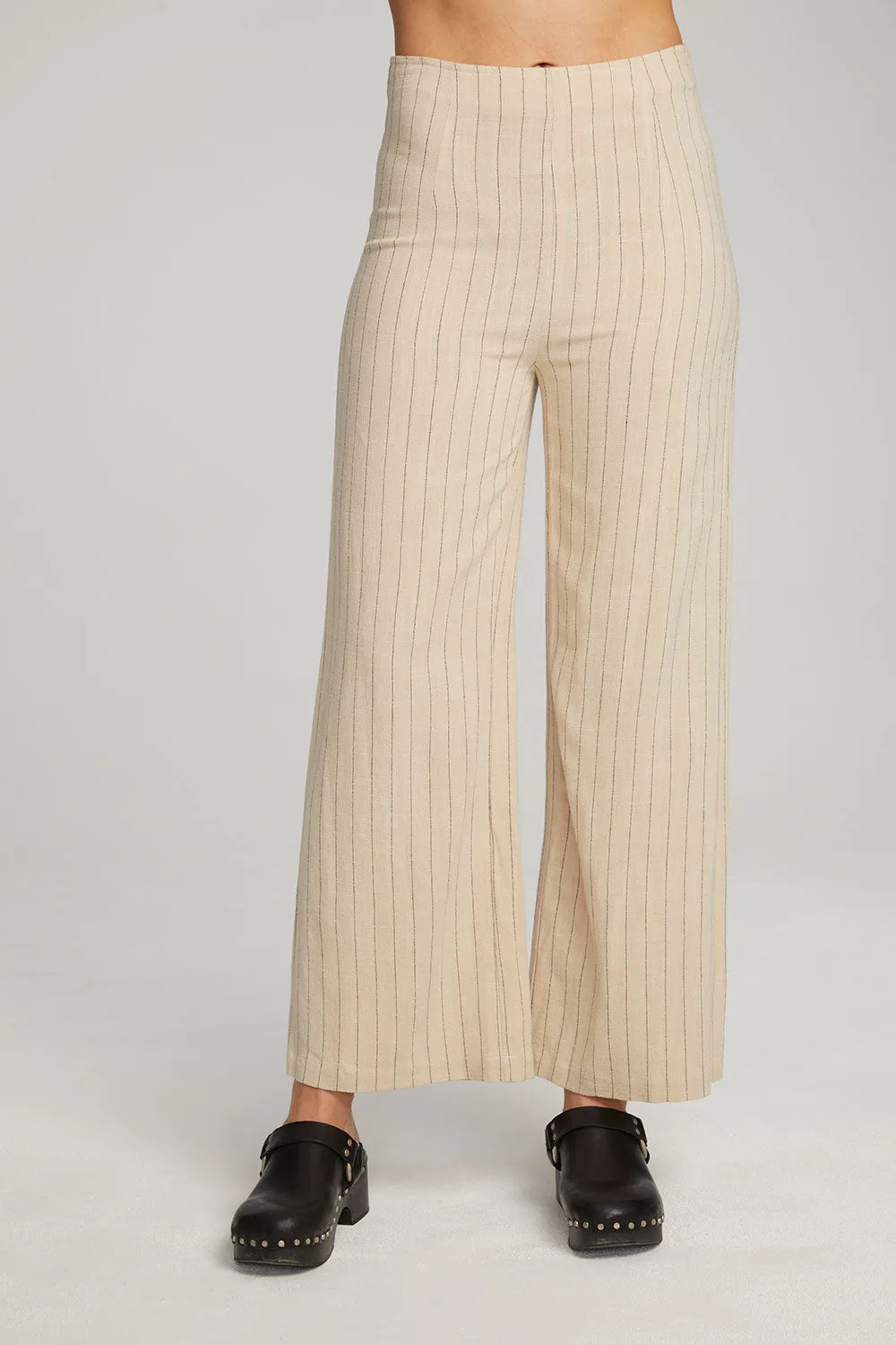 Laurel White Pinstripe Trouser sold by Chaser product image thumbnail 4