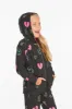 Neon Heart & Smiles Girls Zip-up Hoodie sold by Chaser