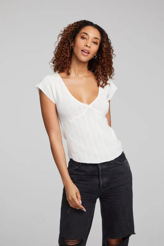 Page White Star Tee sold by Chaser