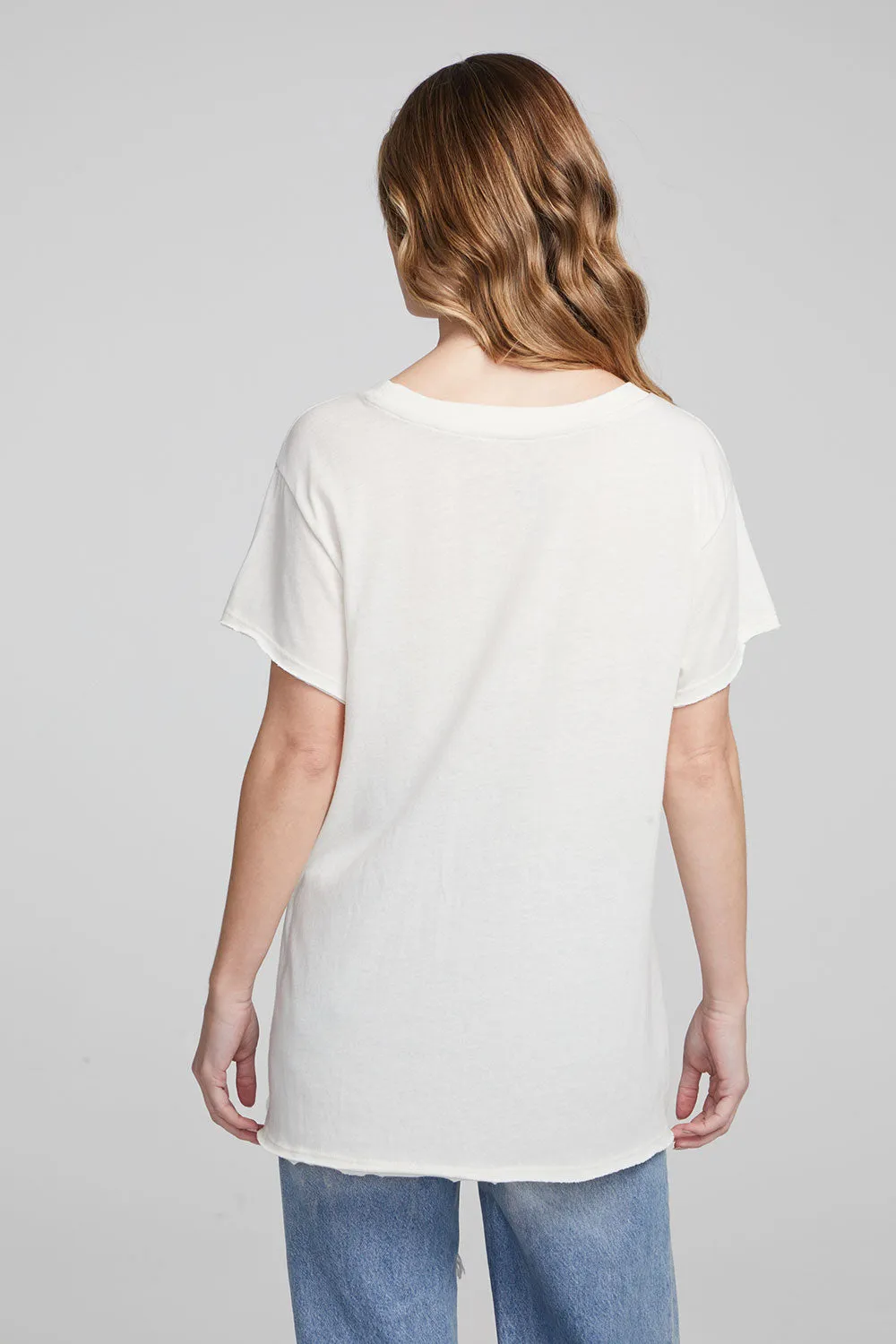 Skull And Flowers Tee sold by Chaser product image thumbnail 4