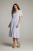 Orange South West Beach Stripe Midi Dress sold by Chaser