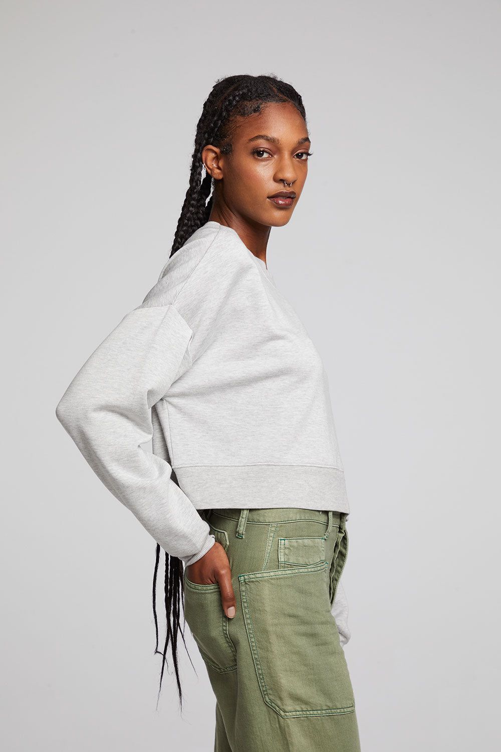 Scarlett Heather Grey Pullover sold by Chaser product image thumbnail 2