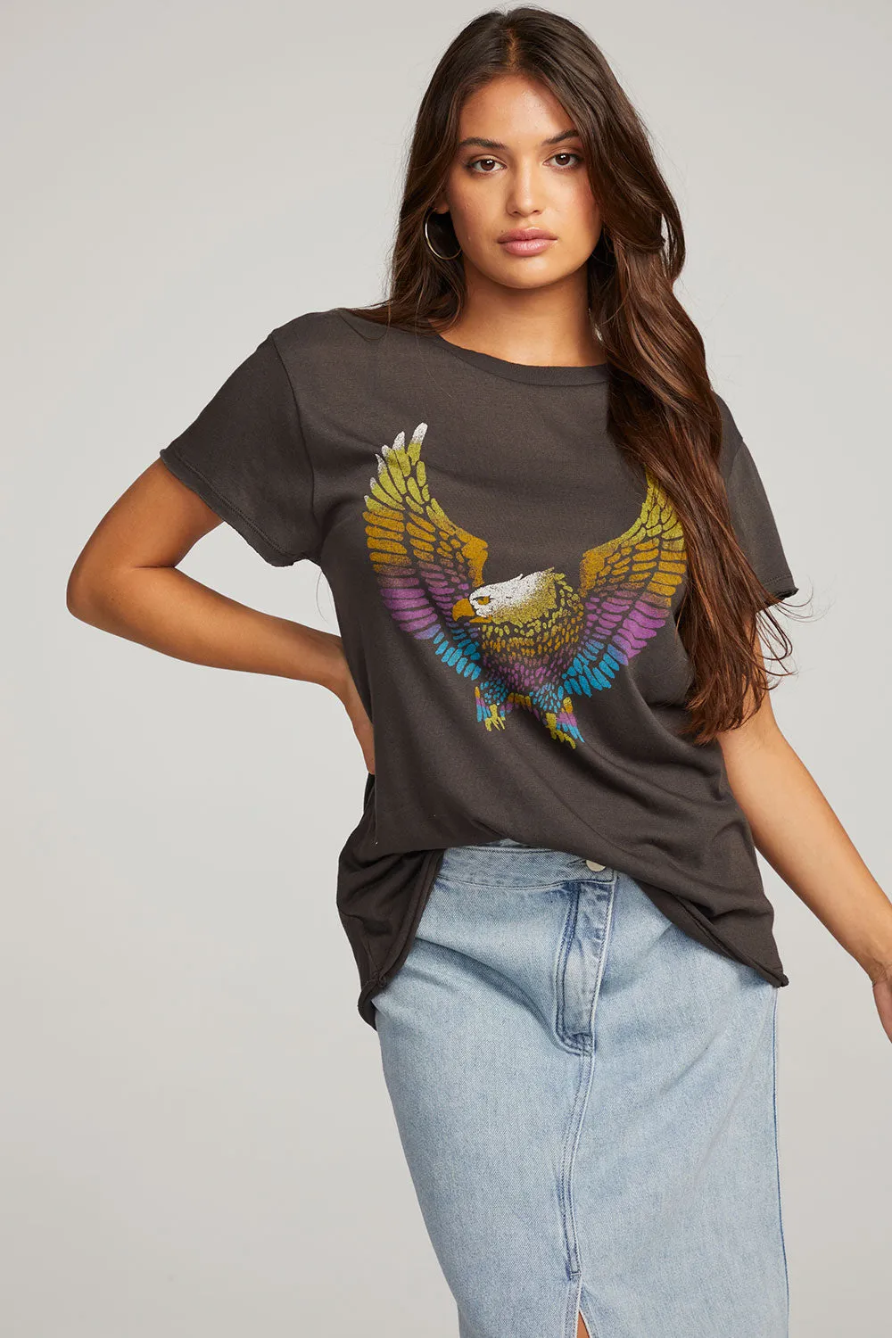 Rainbow Eagle Tee sold by Chaser product image thumbnail 2