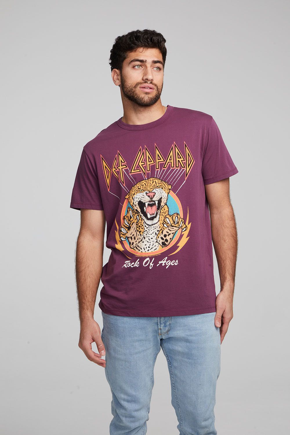 Def Leppard Rock Of Ages Crew Neck Tee sold by Chaser product image thumbnail 2
