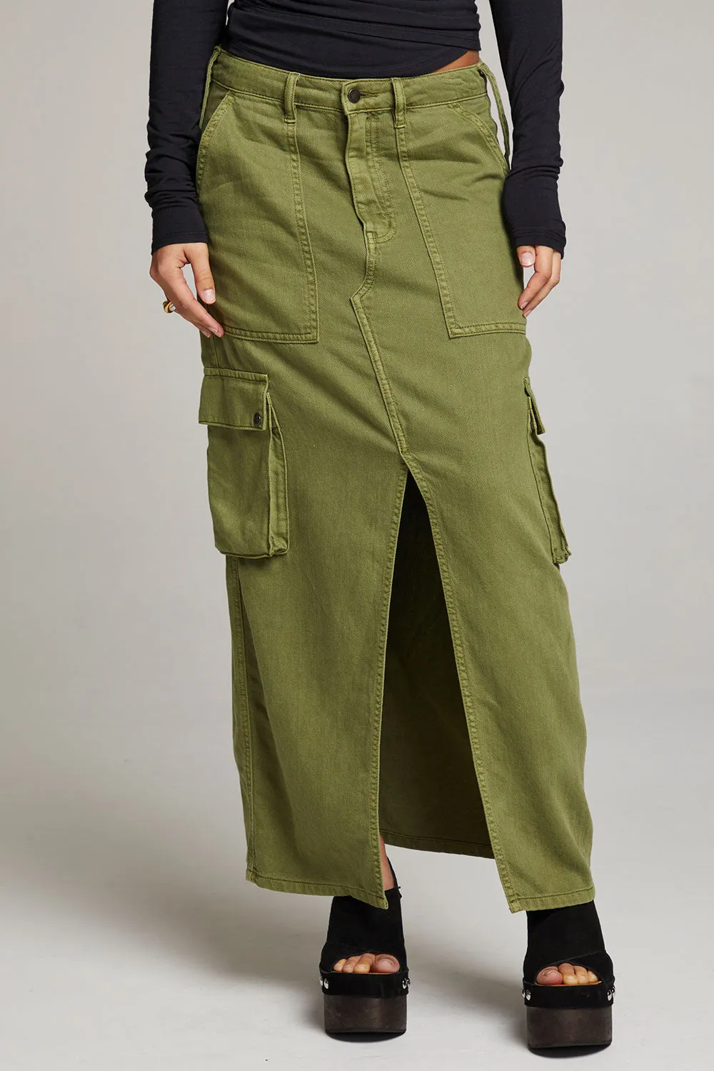 Tri Sphagnum Maxi Skirt sold by Chaser product image thumbnail 2