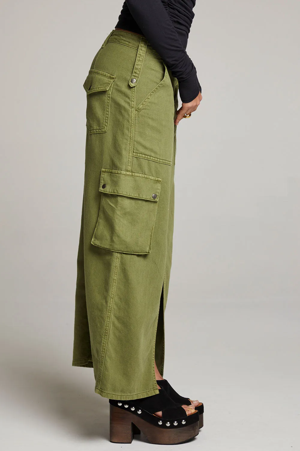 Tri Sphagnum Maxi Skirt sold by Chaser product image thumbnail 3