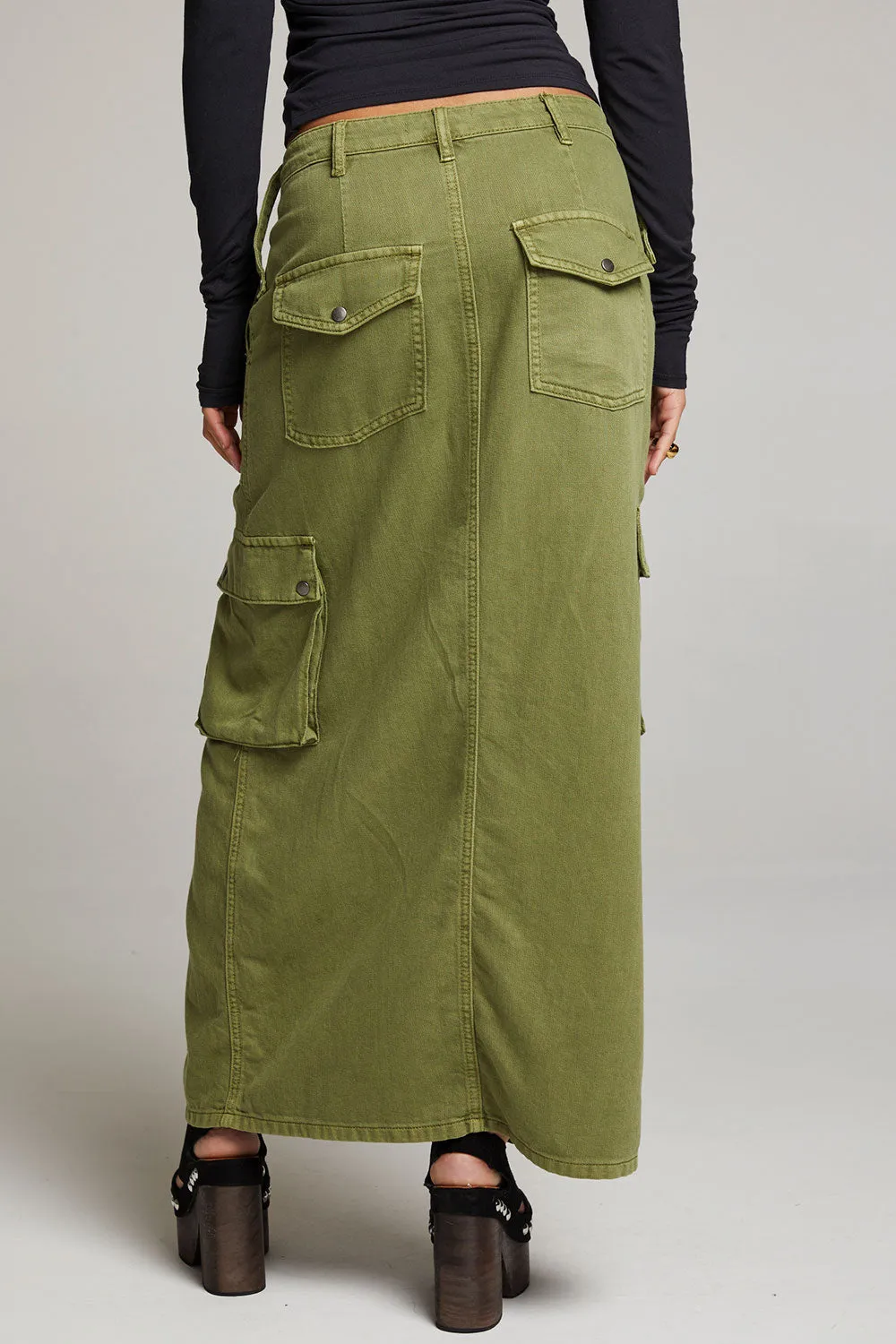 Tri Sphagnum Maxi Skirt sold by Chaser product image thumbnail 4