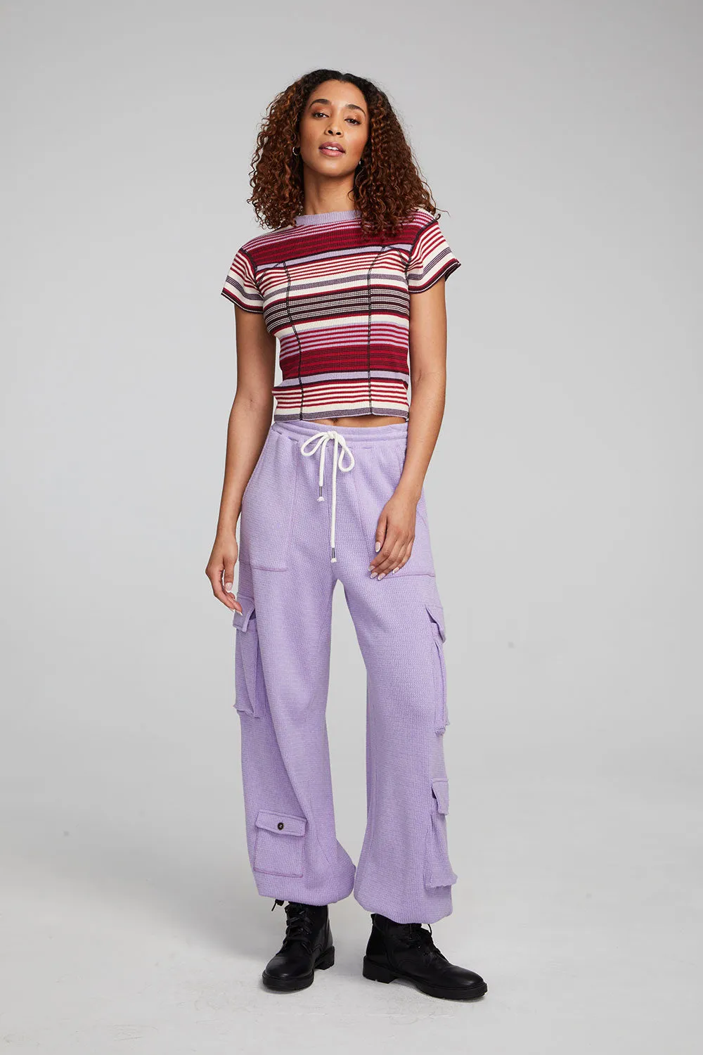 Nahal Roxy Stripe Tee sold by Chaser product image thumbnail 5