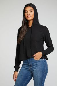 Recycled Bliss Knit Long Sleeve Raglan Pullover Hoodie sold by Chaser