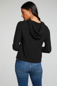 Recycled Bliss Knit Long Sleeve Raglan Pullover Hoodie sold by Chaser